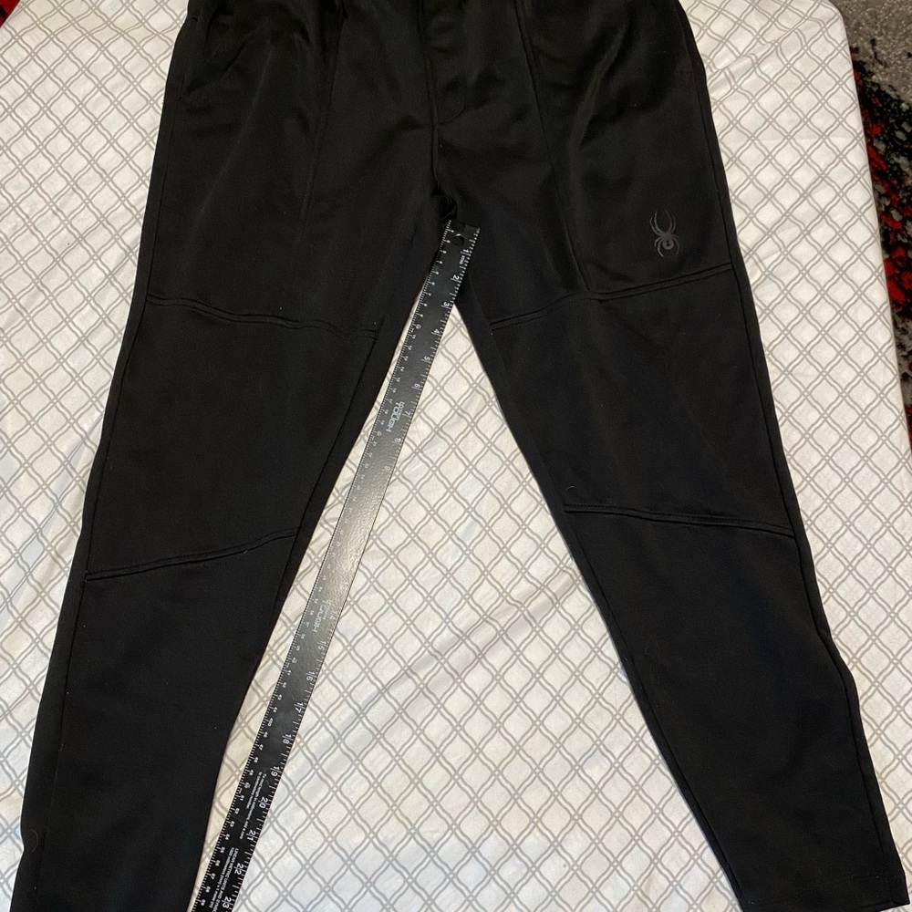 Casual Black Elastic Waist Joggers